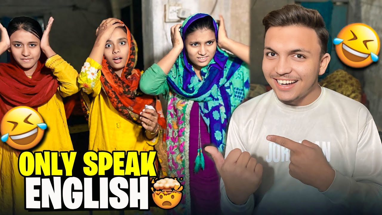 Speaking only English challenge with family 😂