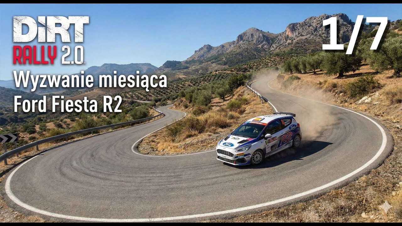 Dirt Rally 2.0 - Wyzwanie tygodnia - R2 - Ford Fiesta R2, Vinedos dentro del valle Parra, Hiszpania