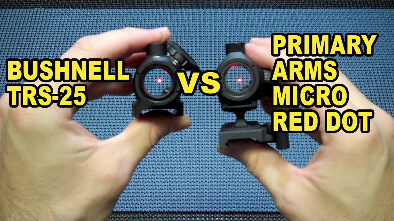 PA Micro Red Dot VS. Bushnell TRS-25 :: Musty Yeti