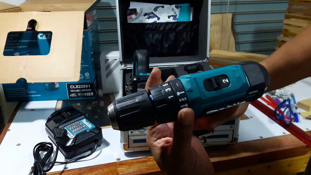 สว่านแบต Makita Combo kit CLX228x1 TD110D  HP333D