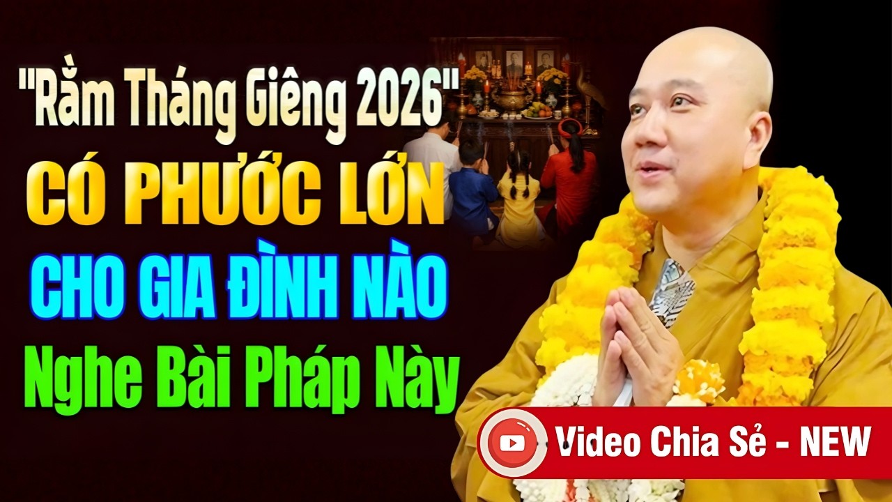 Nghe Thầy Dặn CÚNG & SẮM LỄ Ngày 15 Rằm Tháng Giêng Lưu Ý Việc Này...  | Thầy Thích Pháp Hòa