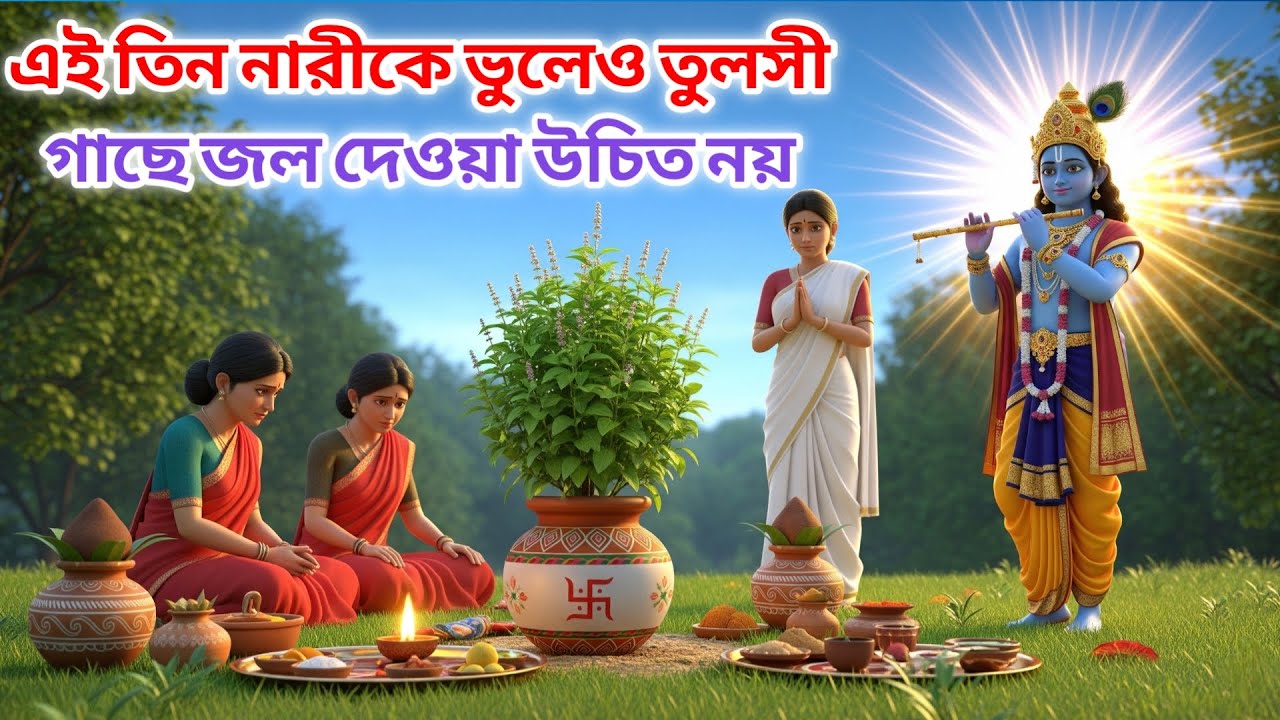 এই তিন নারীকে ভুলেও তুলসী গাছে জল দেওয়া উচিত নয় | জয় শ্রীকৃষ্ণা