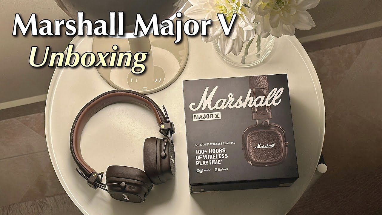 Marshall Major V | Unboxing (brown) 🎧