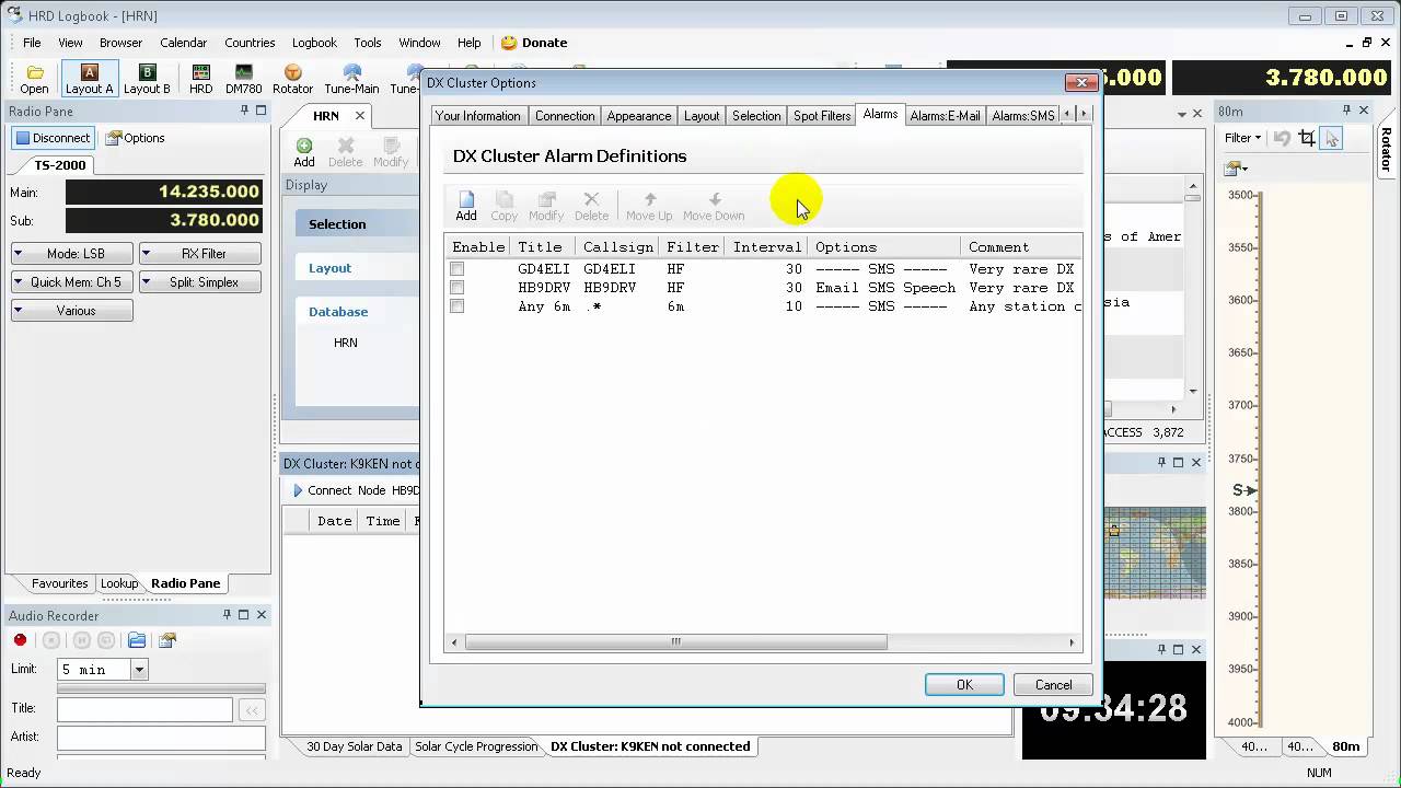 Ham Radio Deluxe - Setting up The DX Cluster