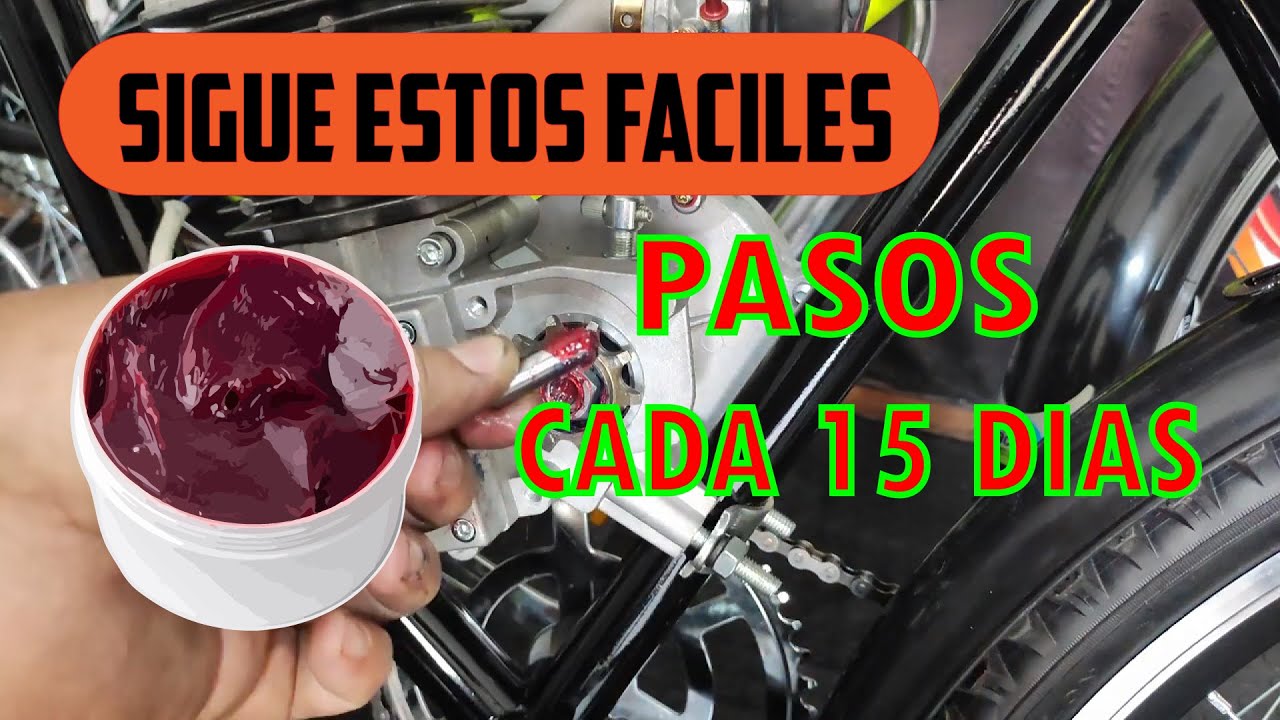 ✅ENGRASE CORRECTO DE CLUTCH DE UNA BICIMOTO