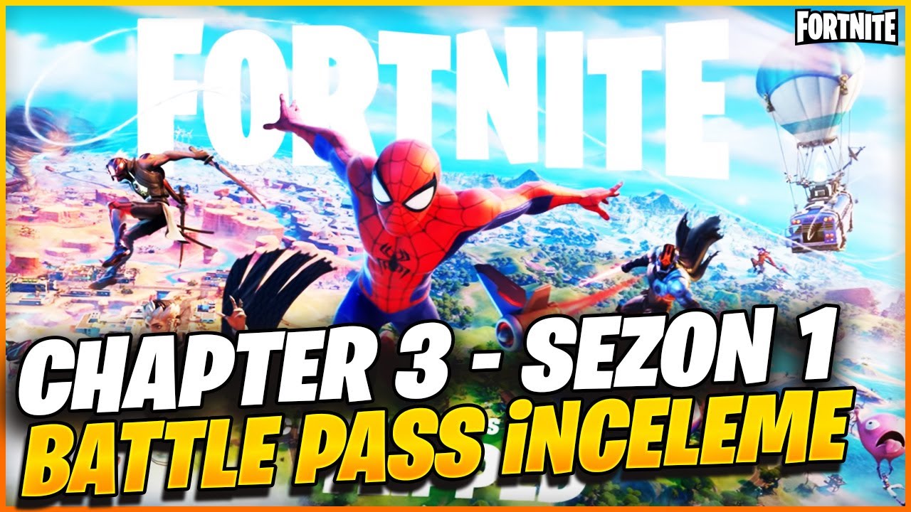 SPIDER MAN KOSTÜMÜNÜ GİYDİM ! YENİ BATTLE PASS & ESKİ HARİTA (Fortnite)