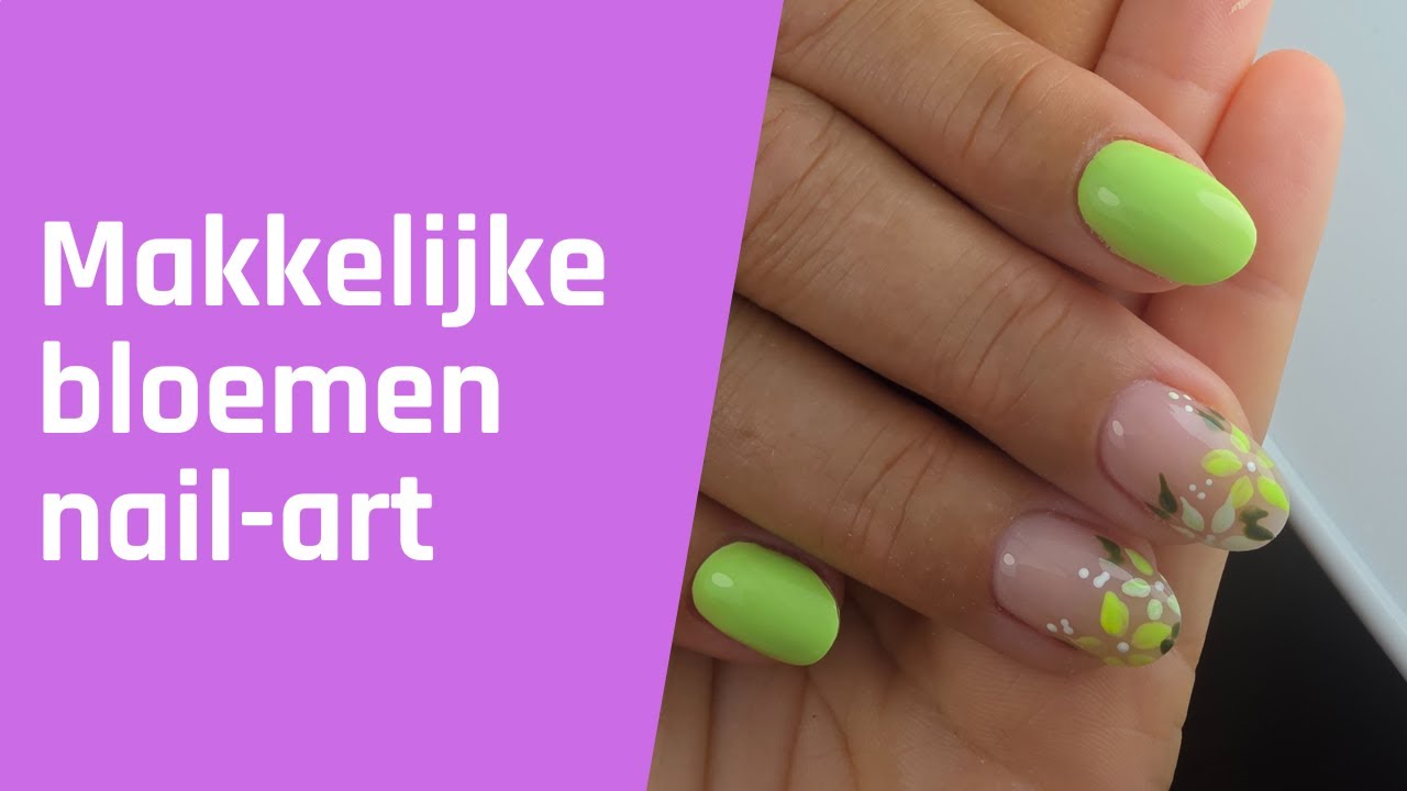 Makkelijke bloemen nail-art voor beginners | Stap voor stap uitleg