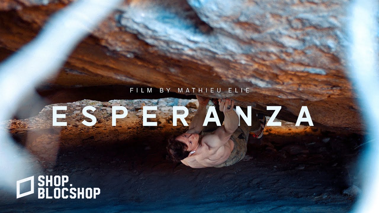 Esperanza: Yves Gravelle climbing in Hueco Tanks