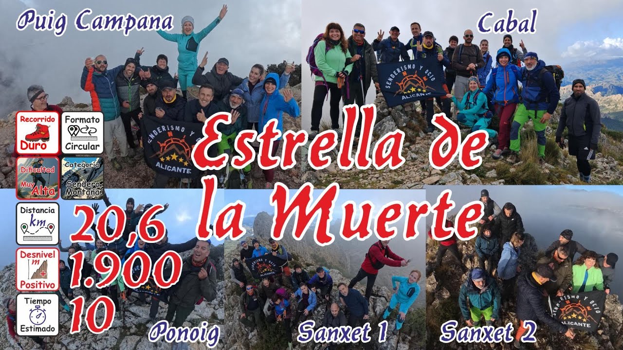 Estrella de la Muerte es una de las rutas más duras de Alicante    #senderismo #montañismo #hiking