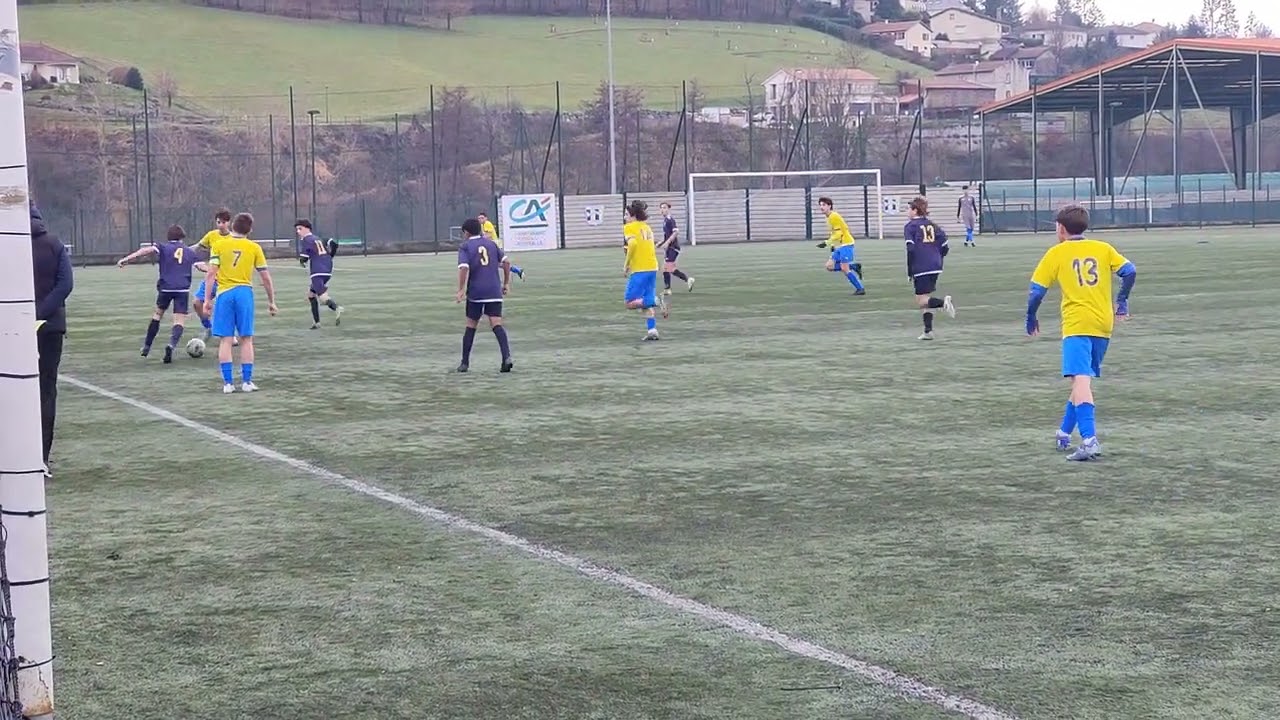 Championnat U15 R1/B:jour 12:Étrat la tour sportif vs Montluçon Football (2eme mi-temps) 9/02/25