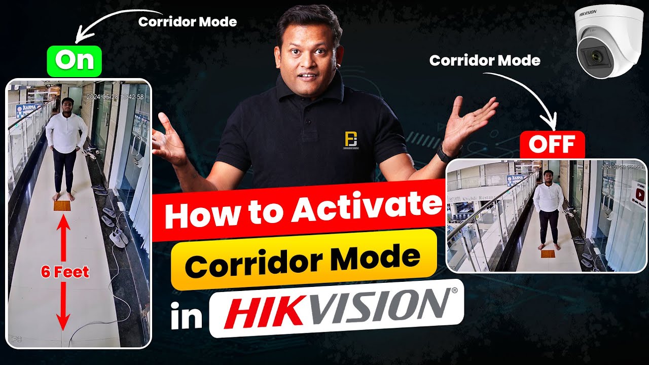 How to Activate Corridor mode in Hikvision CCTV Camera | Hikvision Corridor Mode Setup | Bharat Jain