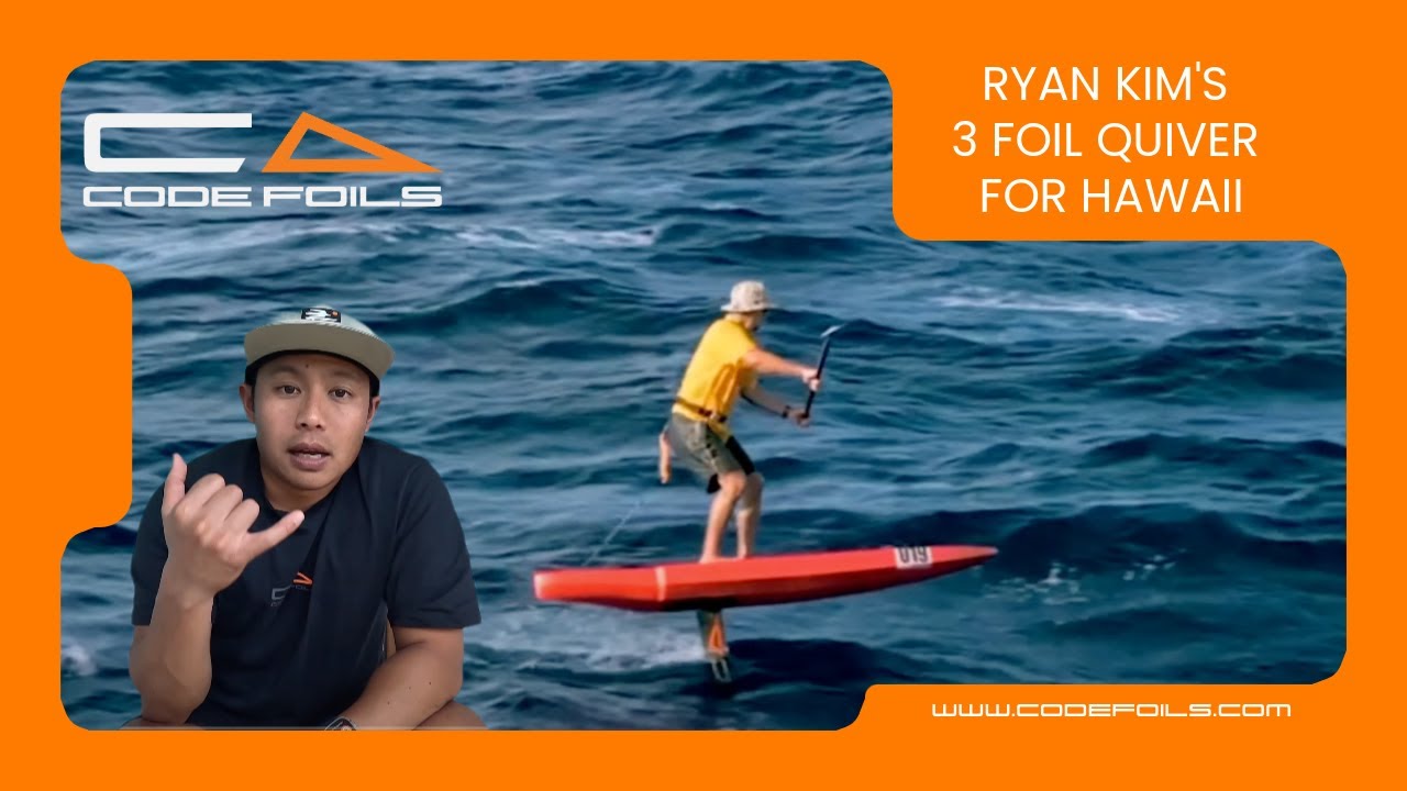 Ryan Kim's 3 foil quiver for Hawaii | Code Foils