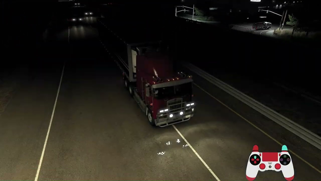 American Truck Simulación.. Viaje largo parte 1 Ken. K 100 3 ejes 10 ruedas