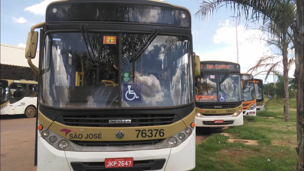 Movimentação de ônibus em Ceilândia-DF.