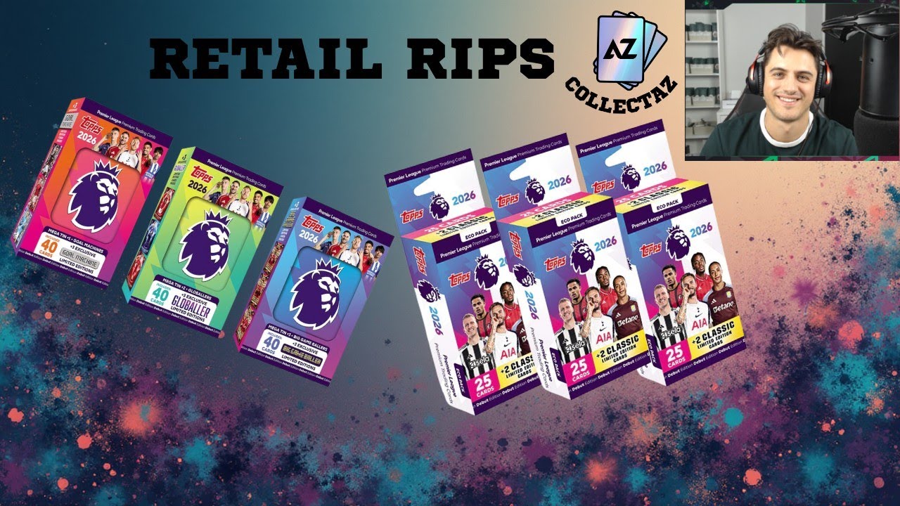 Retail Rips - Topps EPL 2025/26 Mega Tins & Eco Packs