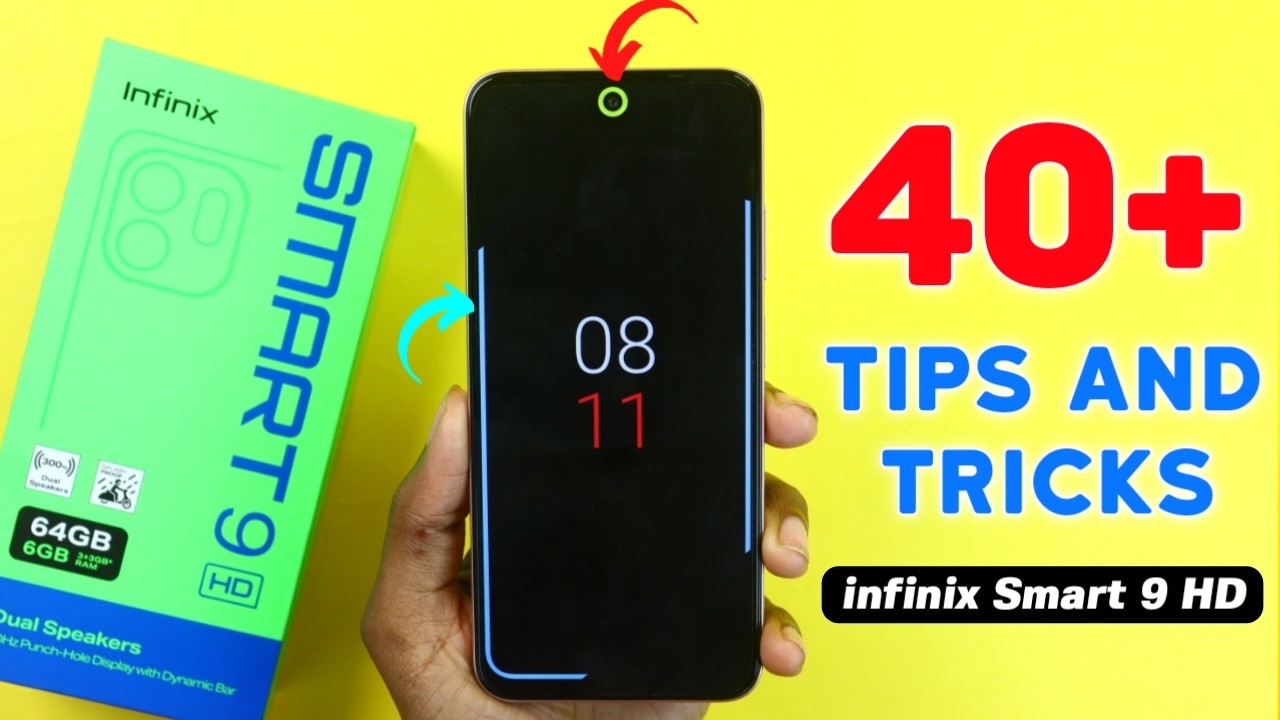 infinix Smart 9 HD tips and tricks || infinix Smart 9 HD 40+ hidden features in hindi