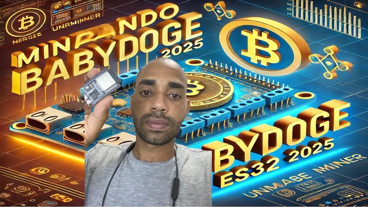 Como Minerar BabyDoge na Pool da Unmineable Usando ESP32 | Tutorial NerdMiner 2025