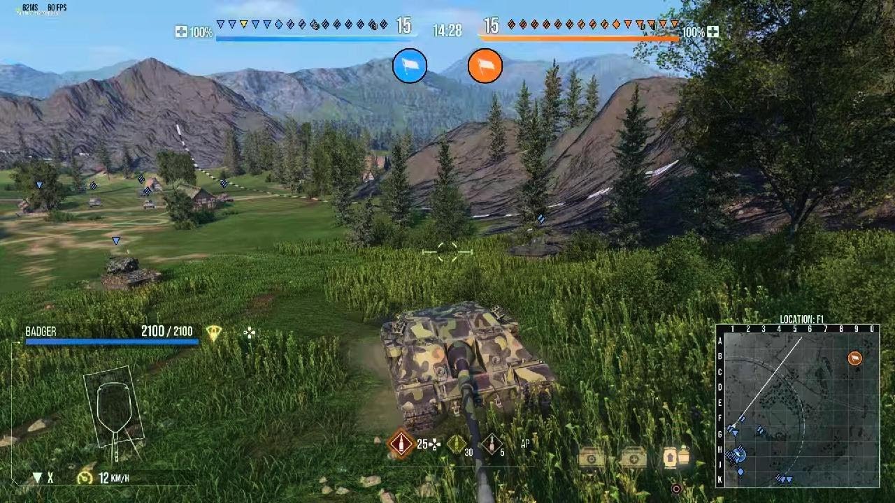 Wot Console, Badger @ Westfield, 8,6k damage