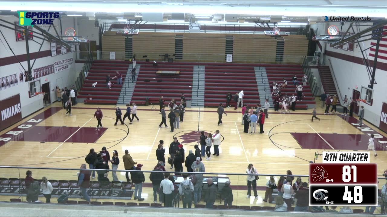 Osage Indians vs. Centralia Boys Basketball Live Stream 1/23/26 - MoSportsZone - Cool 102.7
