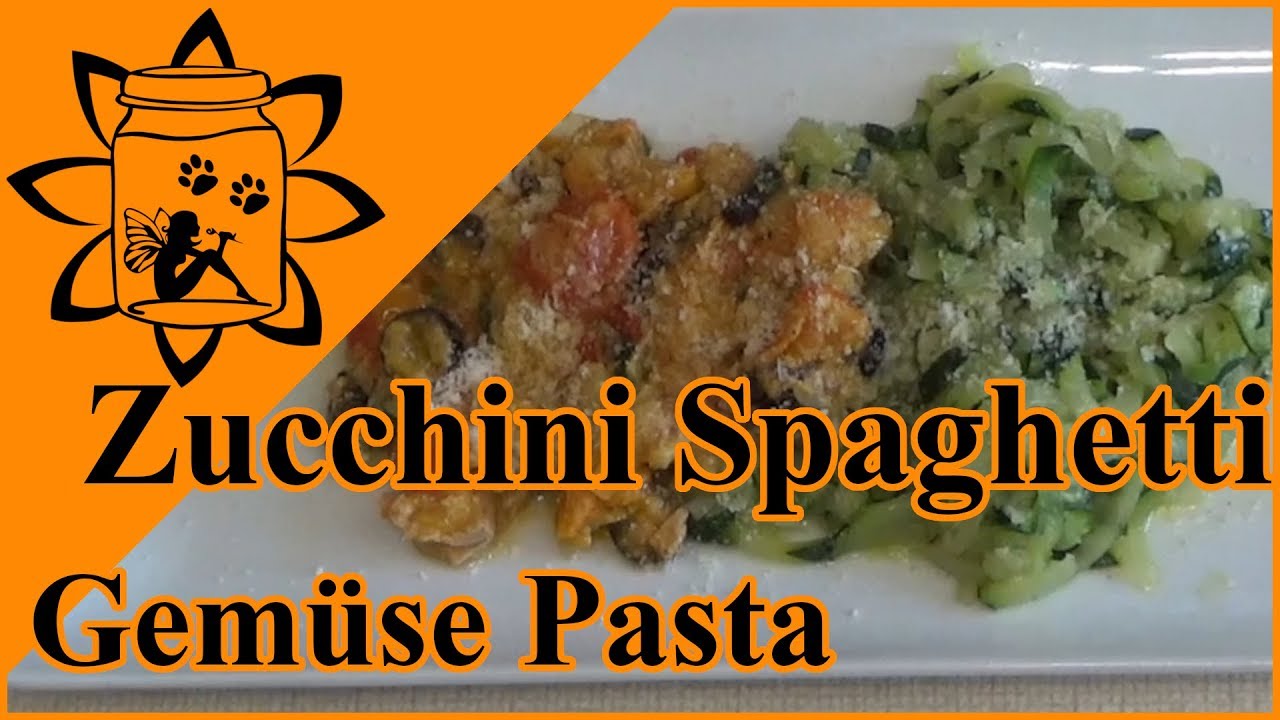 Zucchini Spaghetti kochen | Gemüse Pasta | Gemüse Nudeln | vegetarisch