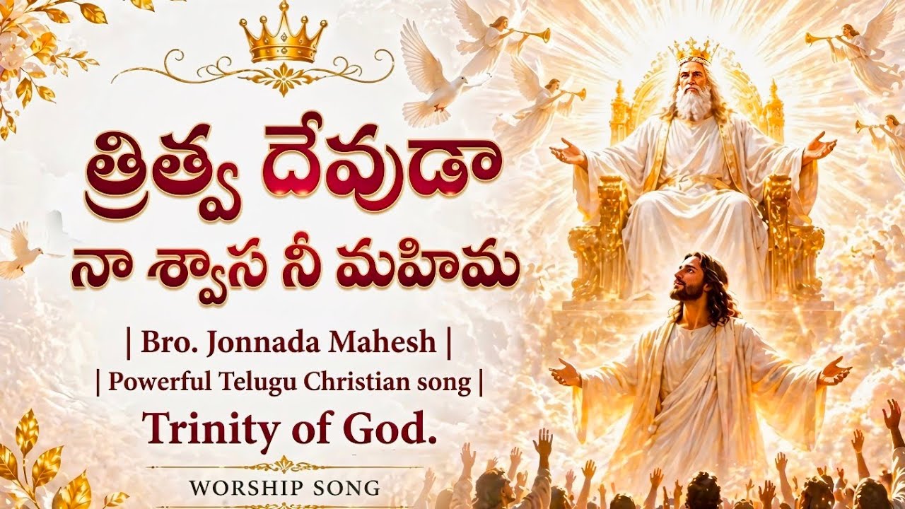 త్రిత్వ దేవుడా నా శ్వాస నీ మహిమ NEW TELUGU NEW YEAR SONG #newsongs#worshipset #singtogod #god