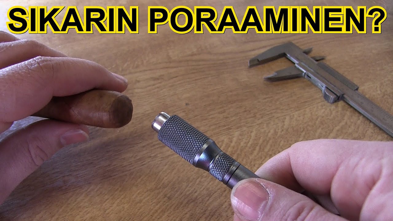 Sikarin poraaminen