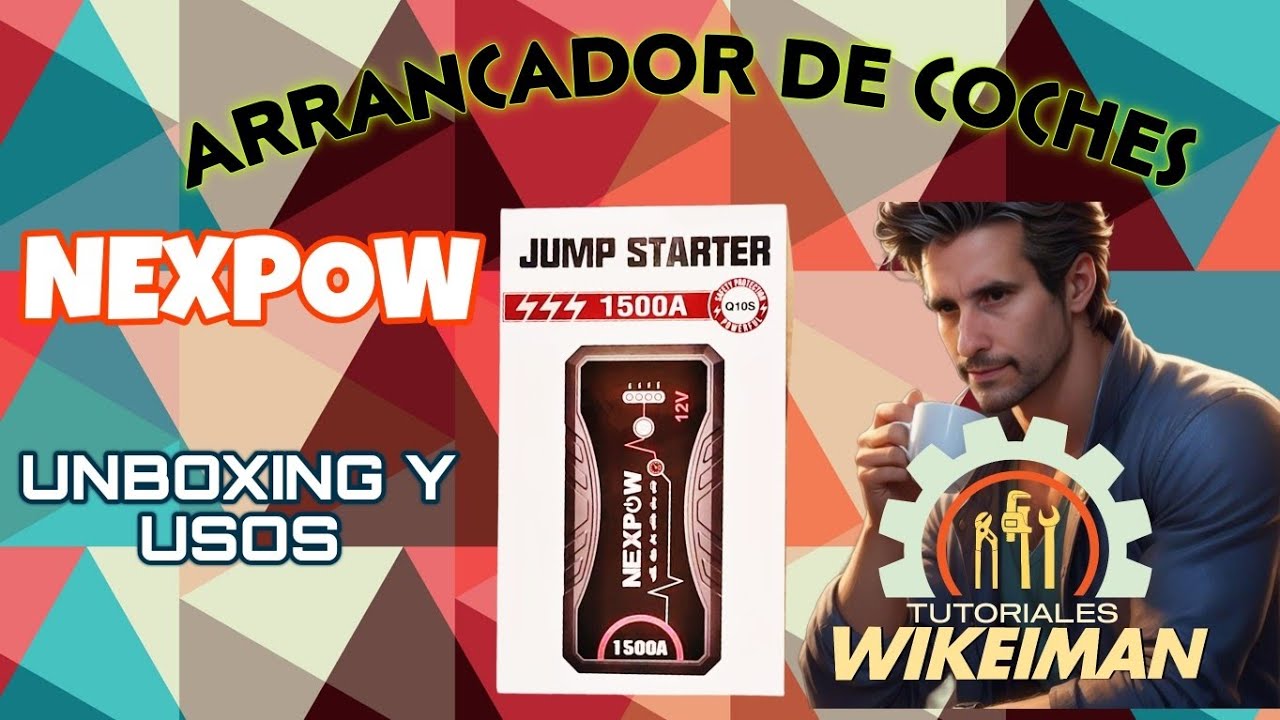 arrancador de coche nexpow 1500a