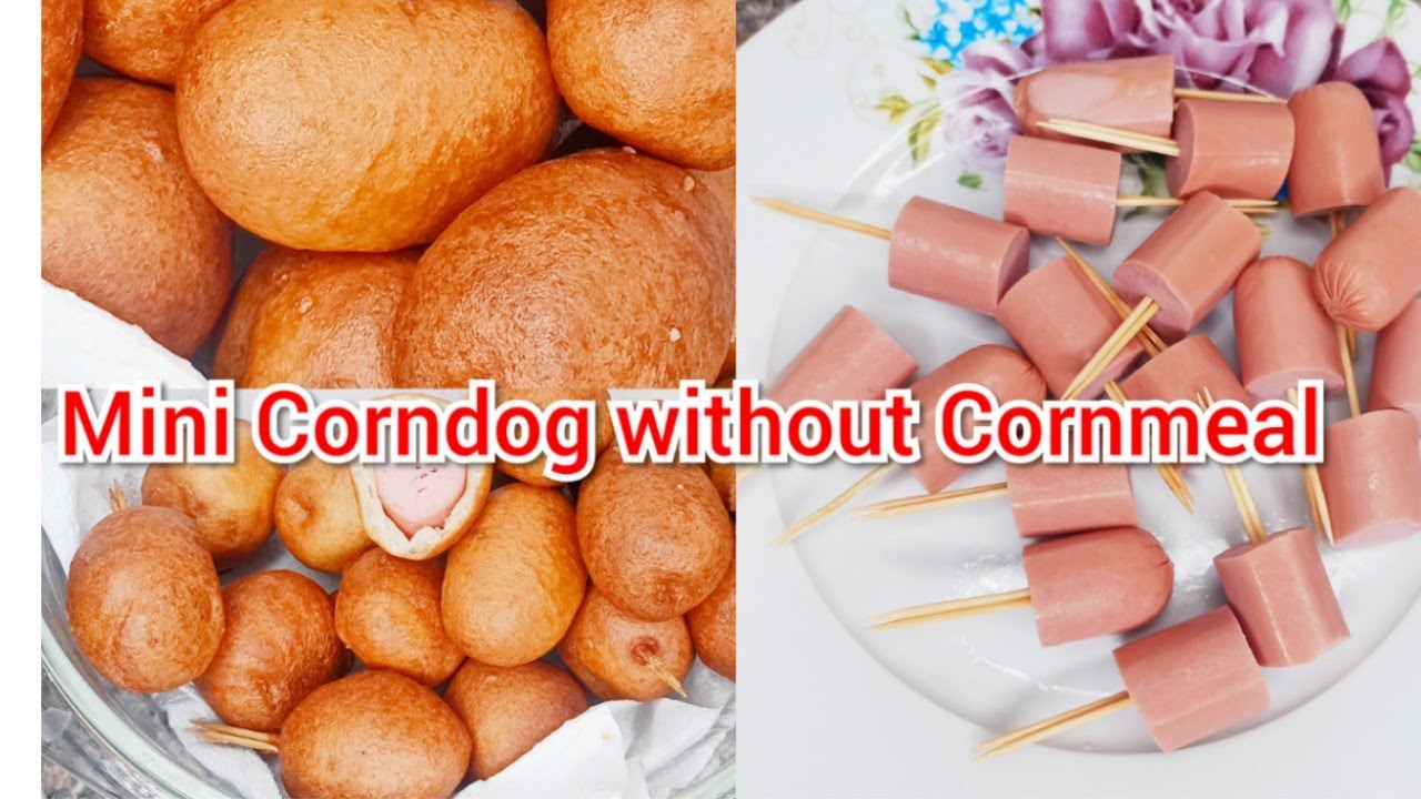 Corn dog without corn meal. How to make corn dog. Corn dogs. Mini corn dog.