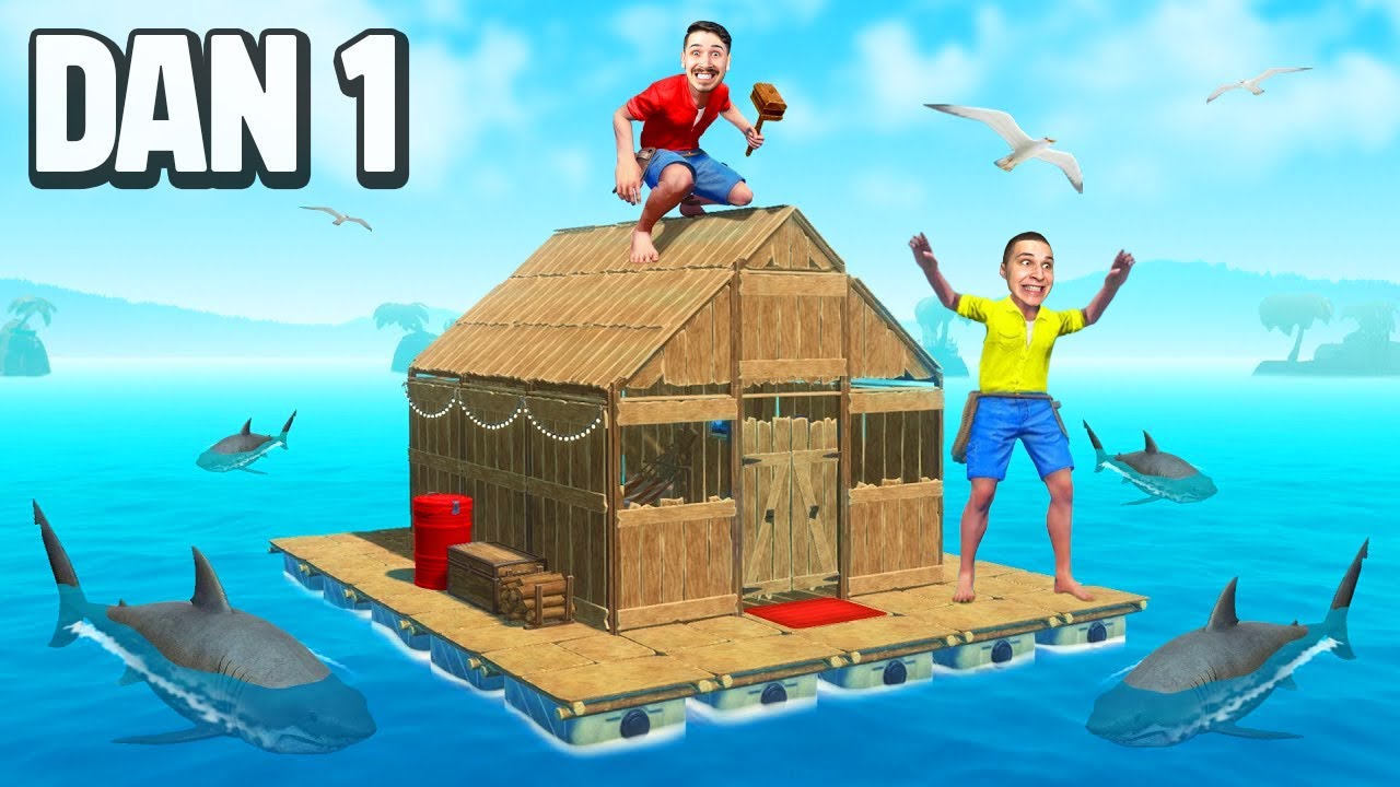 PREŽIVLJAVAMO NA MORU BEZ HRANE I VODE! 🌊🔥 (DAN 1)