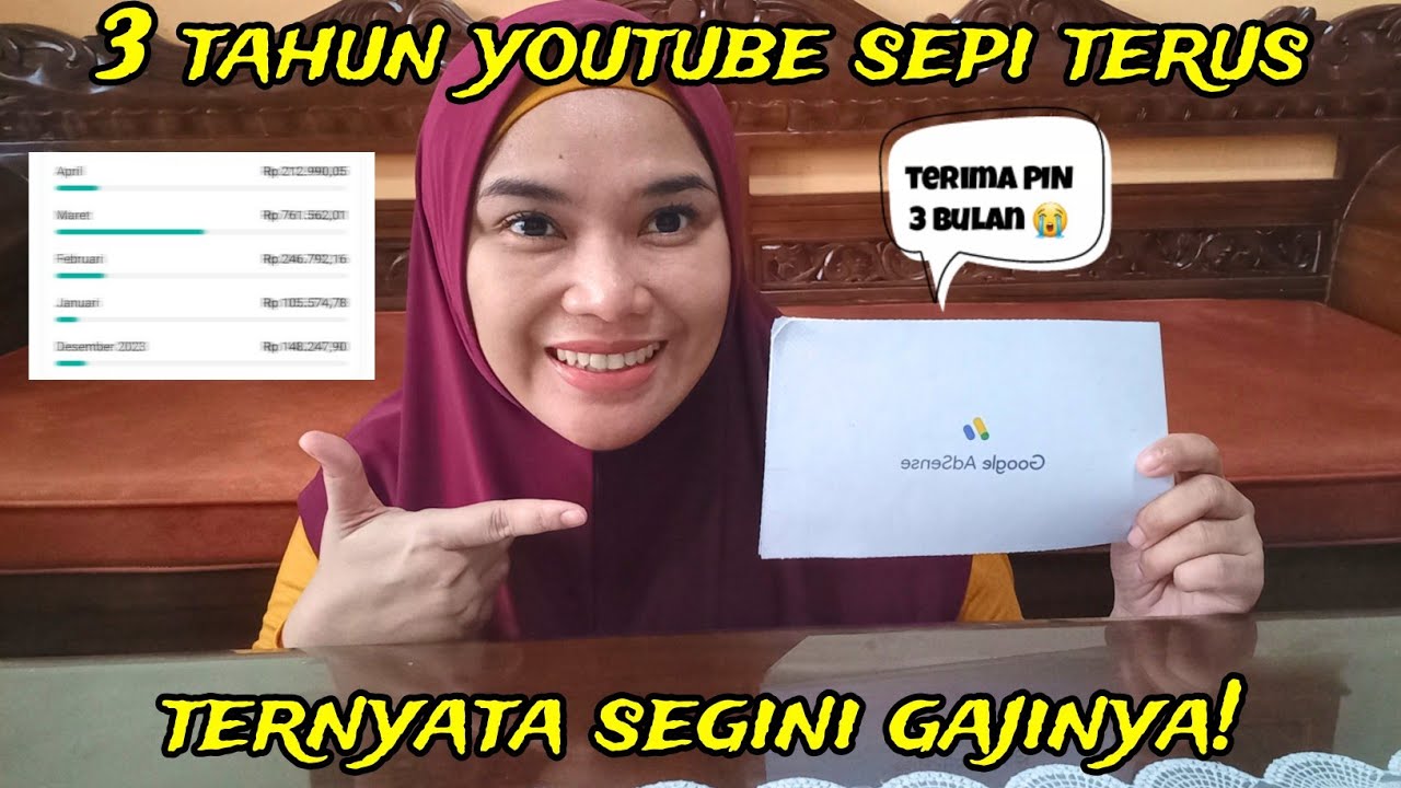 YOUTUBER PEMULA DAPAT GAJI PERTAMA (upload pertama 14 Maret 2021)