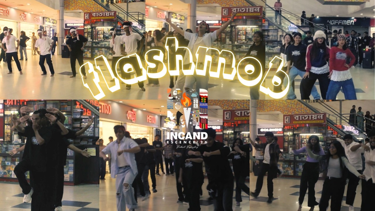 Flashmob performance by NIT Silchar | Incandescence 2026 | Goldighi Mall