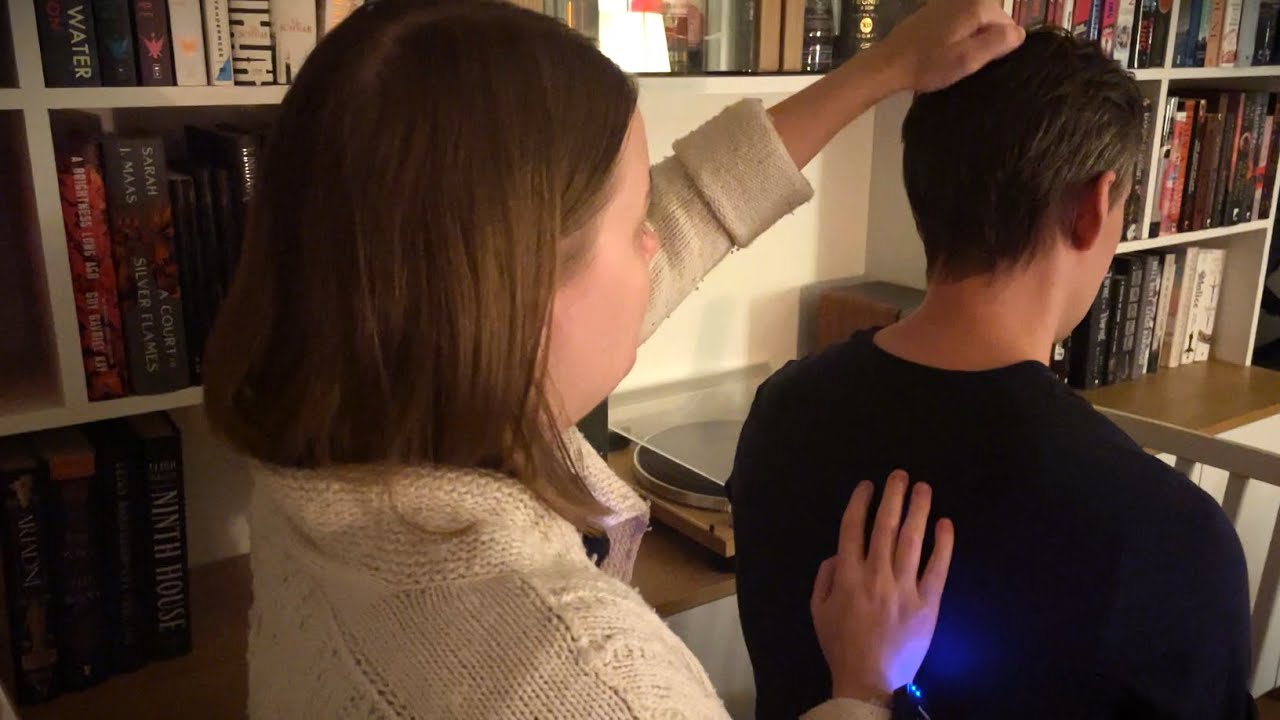 ASMR Childhood Back Scratching Games (english & swedish)