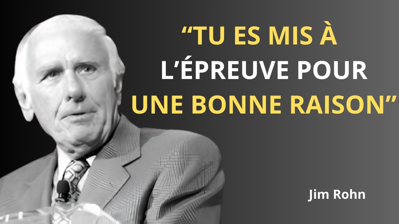 Pourquoi vous êtes mis à l'épreuve avant votre réussite | Jim Rohn Motivation