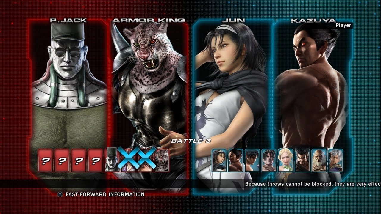 Tekken Tag Tournament 2 / Team Battle Mode / RCPS3 Gameplay