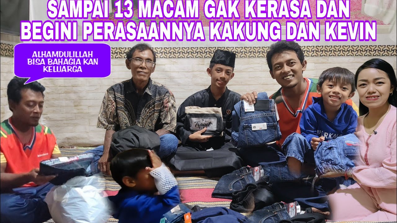 GAK KERASA SAMPAI 13 MACAM⁉️DAN BEGINI PERASA'AN KAKUNG DAN KEVIN