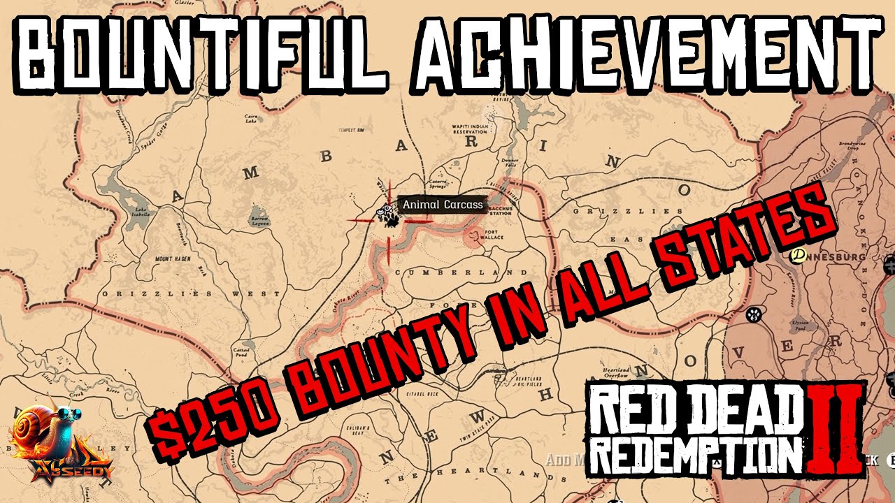 Bountiful [Achievement] - Red Dead Redemption 2