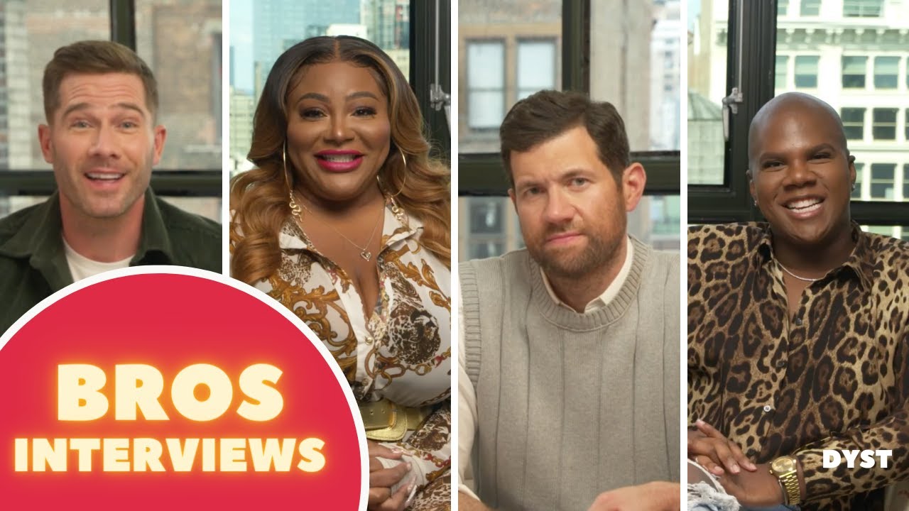 Interviews with the cast of BROS | Billy Eichner, Luke Macfarlane, Miss Lawrence & TS Madison