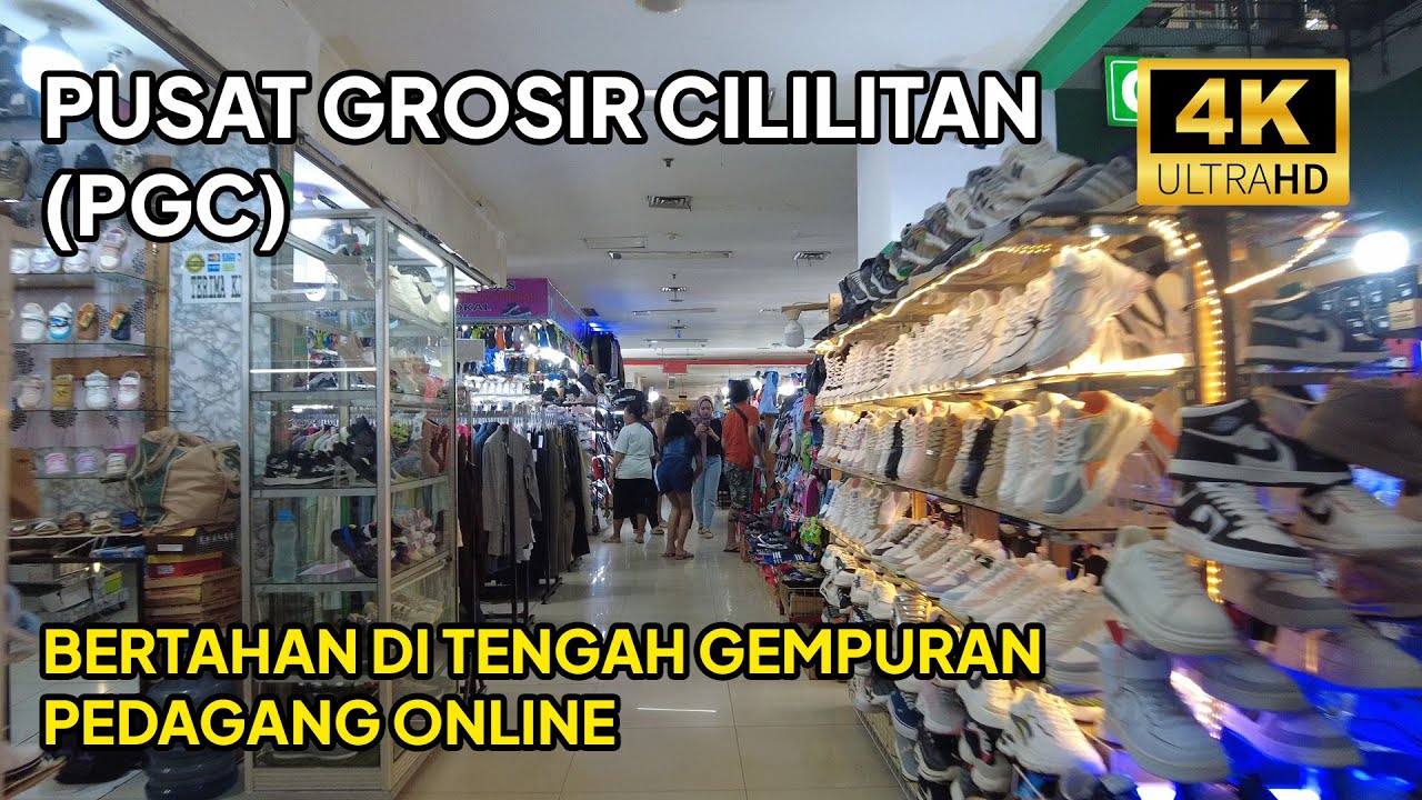Kondisi Pusat Grosir Cililitan (PGC) Terkini 2024 - Sepi, Banyak Toko Tutup