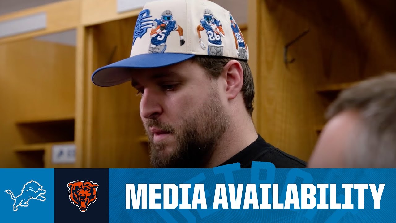 Detroit Lions players meet with media | 2025 NFL Regular Season Week 18: Lions at Bears