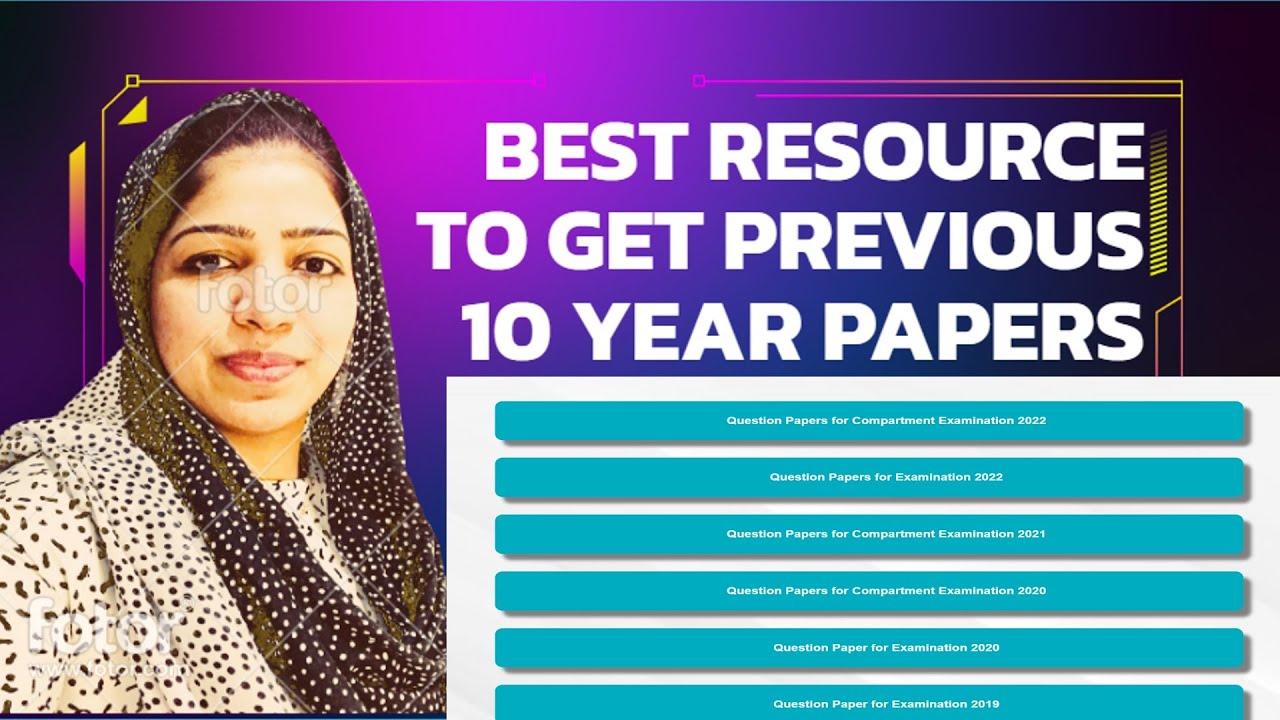 CBSE Previous Year Question Papers | How to Download CBSE 10 Year Question Papers | Malayalam