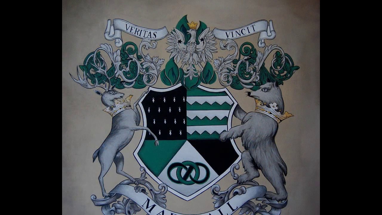 Heraldic Artist Coat of Arms - Hand Painted Family Crest Wall Plaques