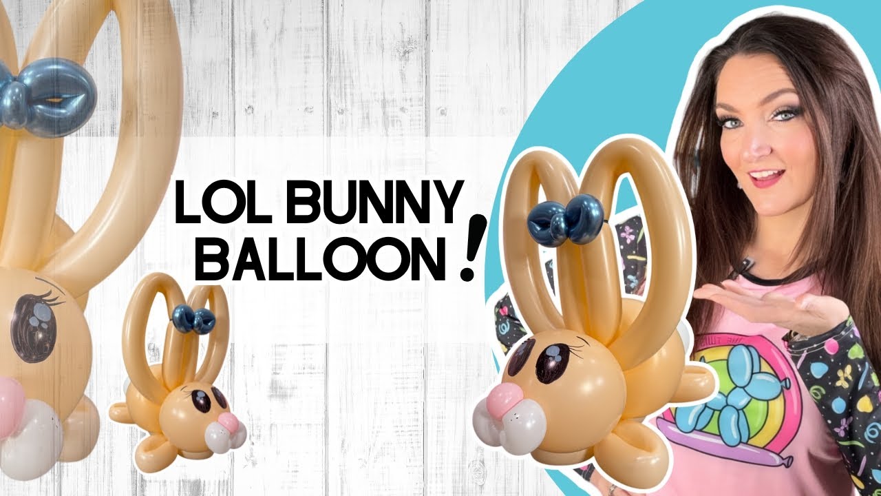 🐰 Adorable & Easy Bunny Balloon – Perfect for Parties! 🎈