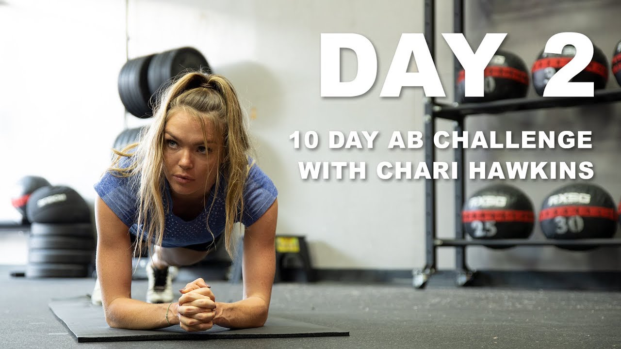 10 DAY AB CHALLENGE WITH TEAM USA ATHLETE CHARI HAWKINS - DAY 2
