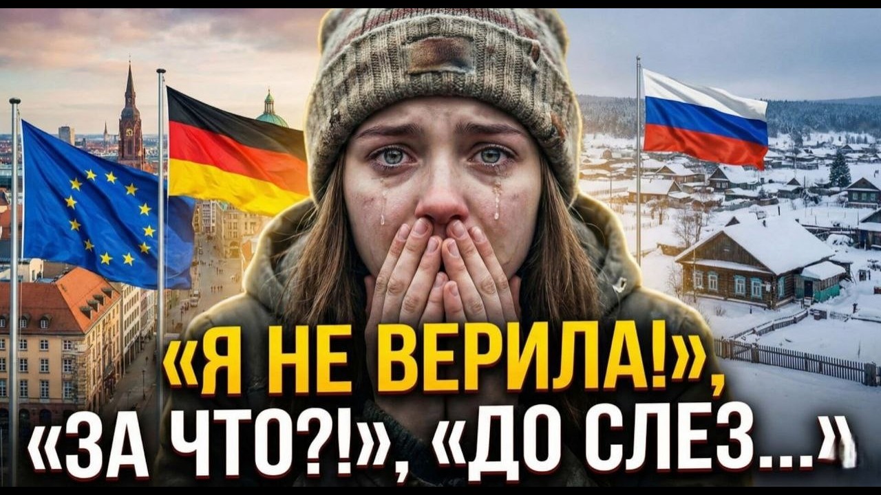 ПОЧЕМУ ВСЕ БЕГУТ ИЗ ЕВРОПЫ В СИБИРЬ? «СЛЕЗЫ ГРАДОМ», «ВСЯ ПРАВДА» Исповедь семьи из Гамбурга