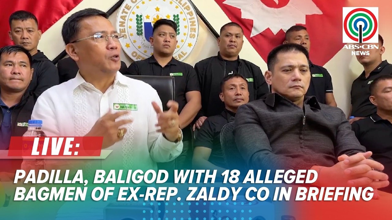 LIVE: Sen. Robin Padilla, Atty. Baligod, alleged Zaldy Co bagmen hold briefing | June 8, 2026
