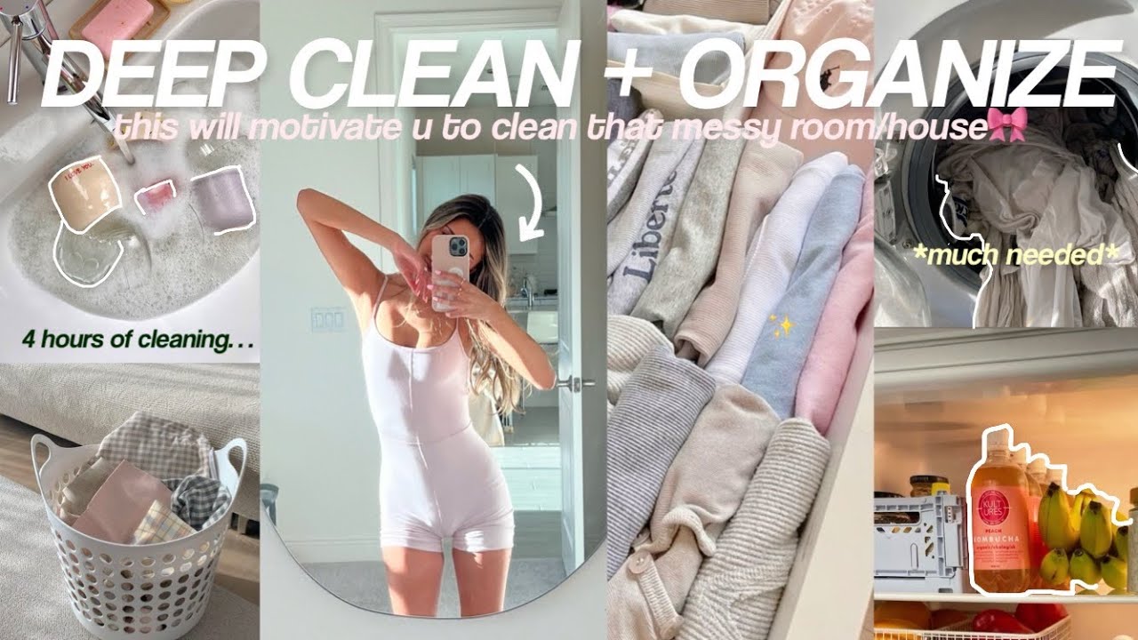 экстремальная ГЛУБОКАЯ УБОРКА + ОРГАНИЗАЦИЯ со мной🧼(весь дом) *будет мотивировать вас*
