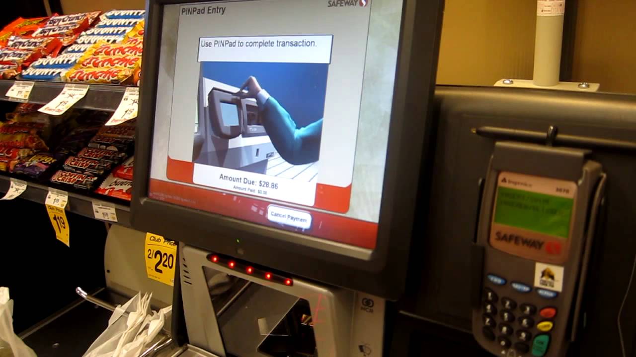 Hi tech checking out at safeway nov 13 2012