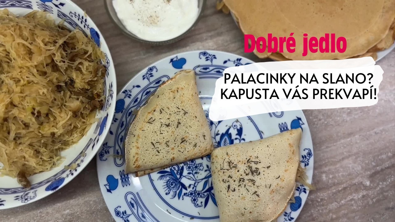 Palacinky s kyslou kapustou 🥞🥬 Tradičná slaná dobrota