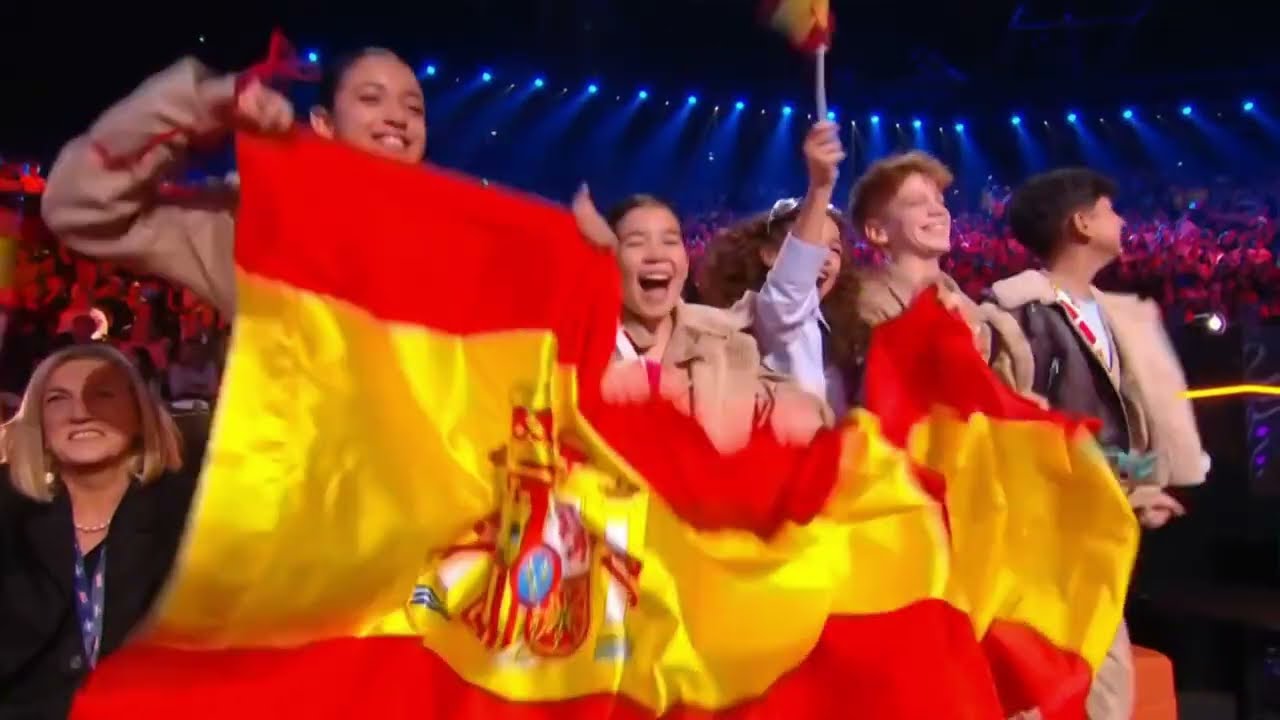 Todos los 12 puntos para España en Eurovision Junior 2023