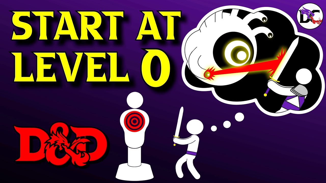 NEW Level 0 Character Creation | Play Your D&D Backstory